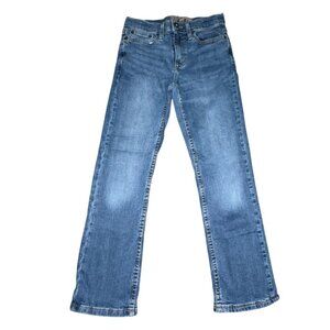 True Craft Flex Kids Straight Denim Jeans-Adjustable Waist-Size 10-GUC